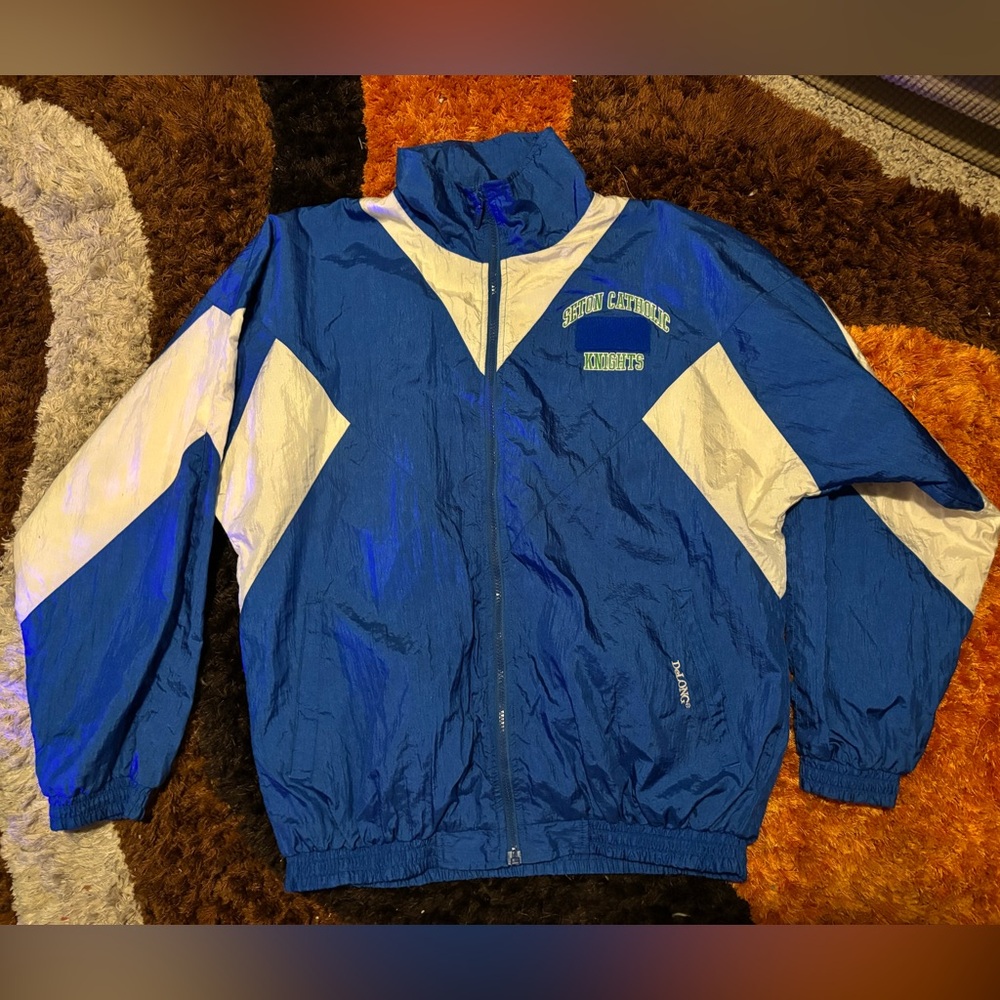 Vintage, DeLong, Seton Catholic Knights, Track Jacket